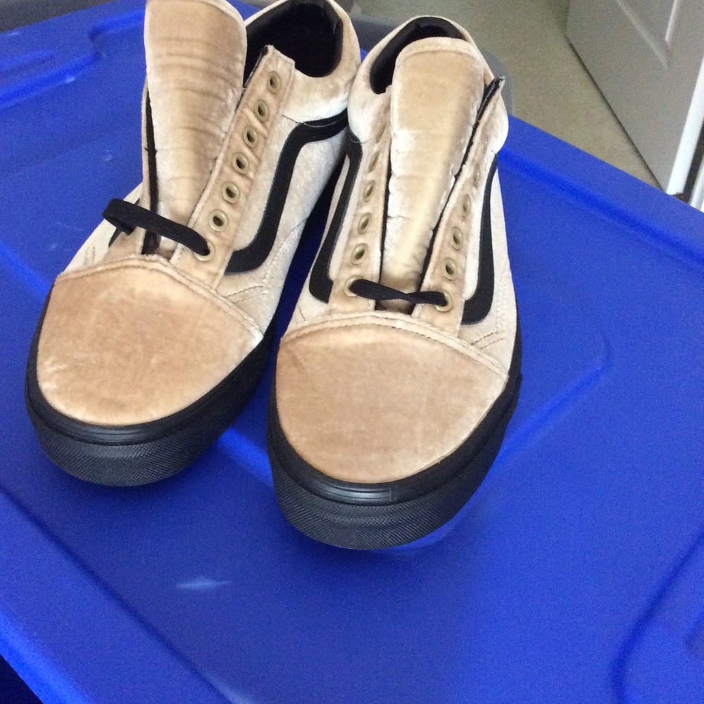 Vans old skool Skate Tan/Black Velvet